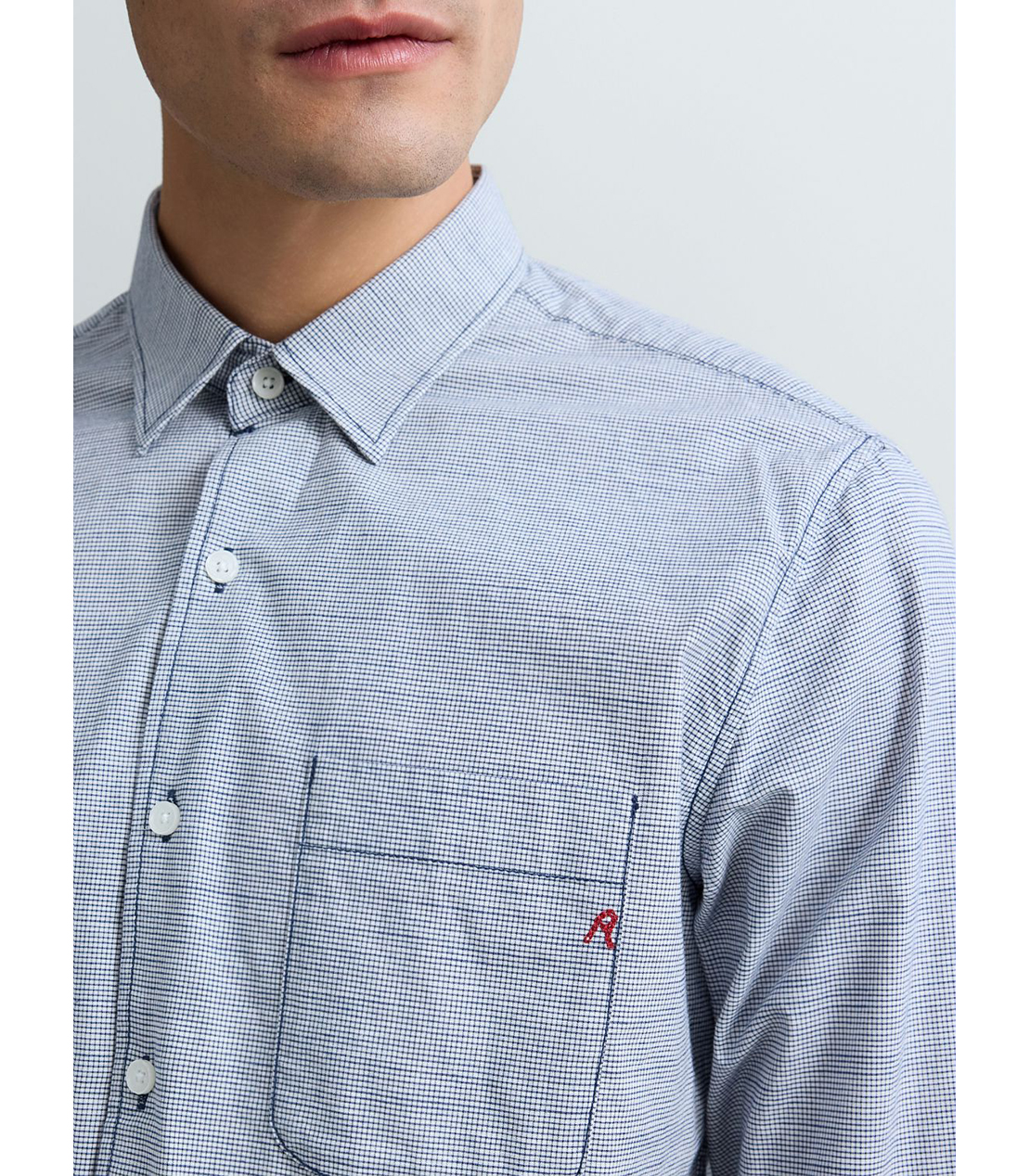 コットンドビーシャツ 詳細画像 ブルーホワイト 6